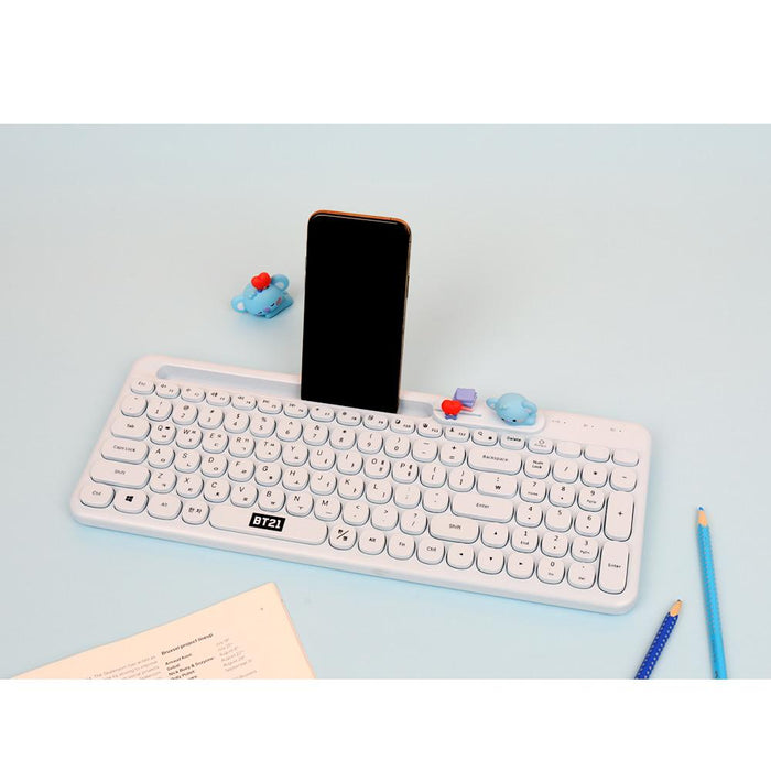 BT21 Official Little Buddy Multi Pairing Wireless Keyboard