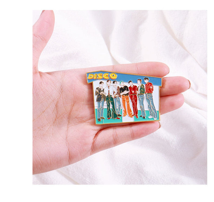 BTS Dynamite Enamel Pin