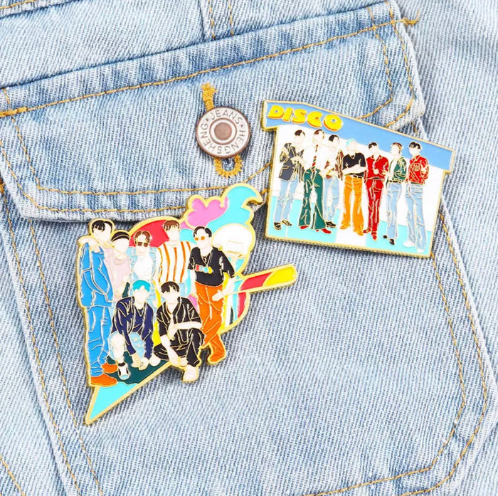 BTS Dynamite Enamel Pin