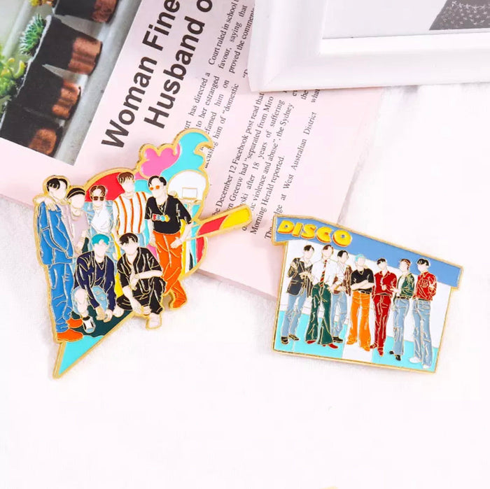 BTS Dynamite Enamel Pin