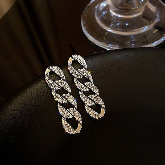 BTS Jimin Style Chain Earrings
