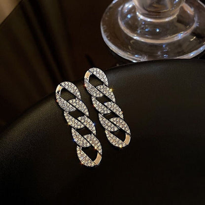 BTS Jimin Style Chain Earrings