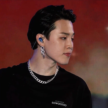 BTS Jimin Style Chain Earrings