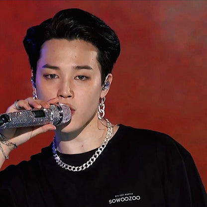 BTS Jimin Style Chain Earrings