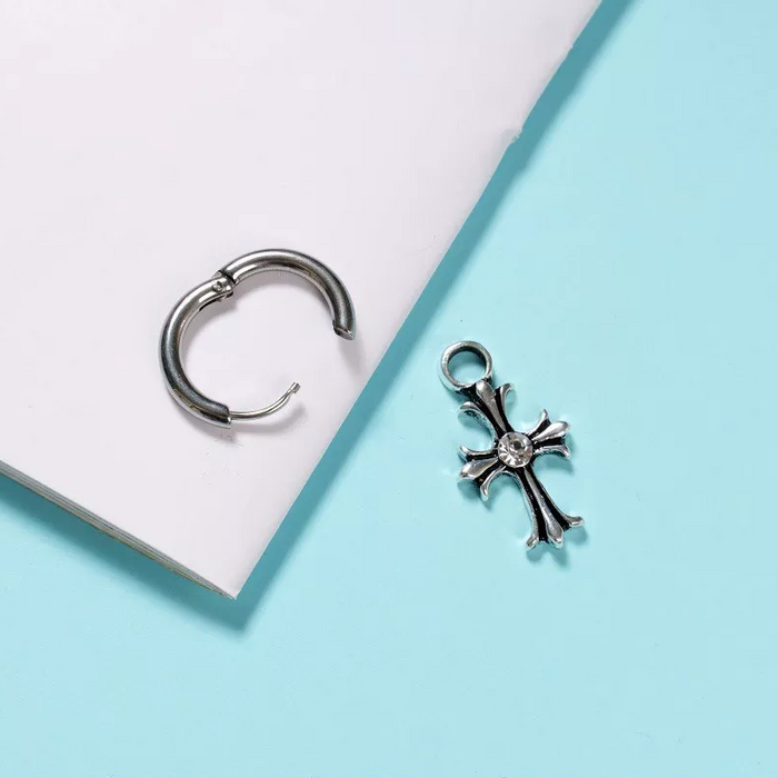 BTS Jimin Style ''Cross'' Earrings