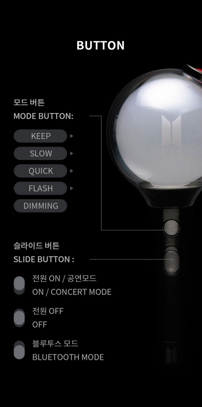 BTS Official ARMY Bomb Light Stick Special Edition: Map Of The Soul