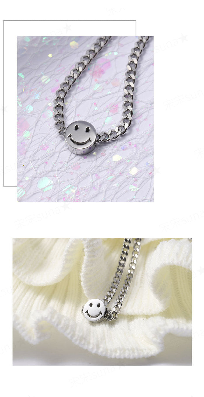 BTS V ''Style'' Smile Stainless Steel Necklace