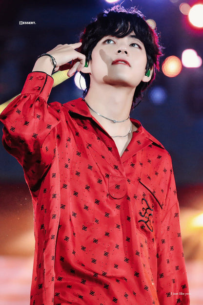 BTS V ''Style'' Smile Stainless Steel Necklace