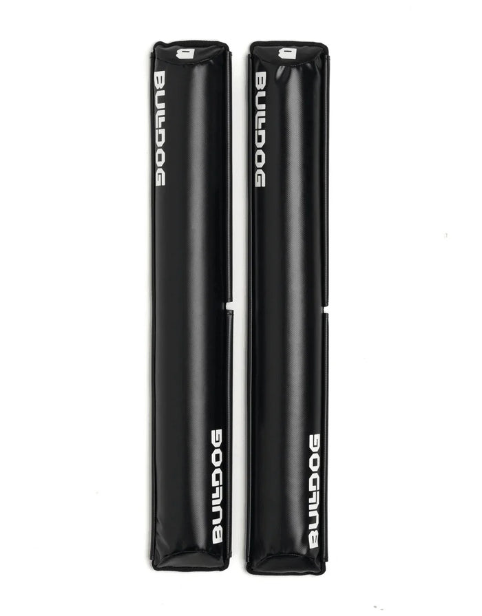 Bulldog Aero Roof Rack Pads 70cm, black padded car roof rack protectors