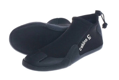 C-Skins Legend 3mm Round Toe wetsuit shoes, black neoprene surf footwear