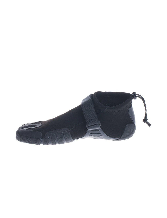 C-Skins Wired Reef Shoe 2mm split toe wetsuit shoe in black, side profile view
