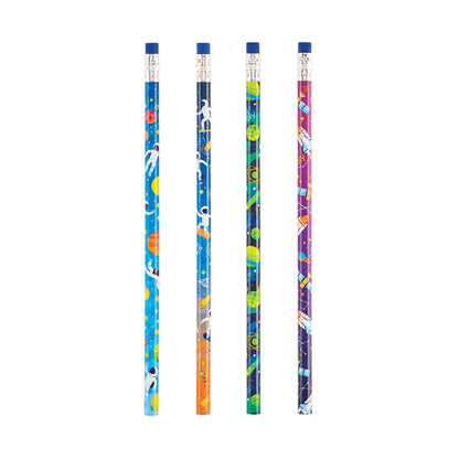 Astronaut Graphite Pencils - set of 12
