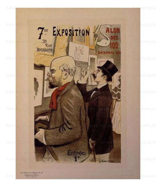 Canvas prints, 7eme Exposition - J.A.Cozals Les Maitres de l'Affiche - VINTAGEARTREPRINTS.COM