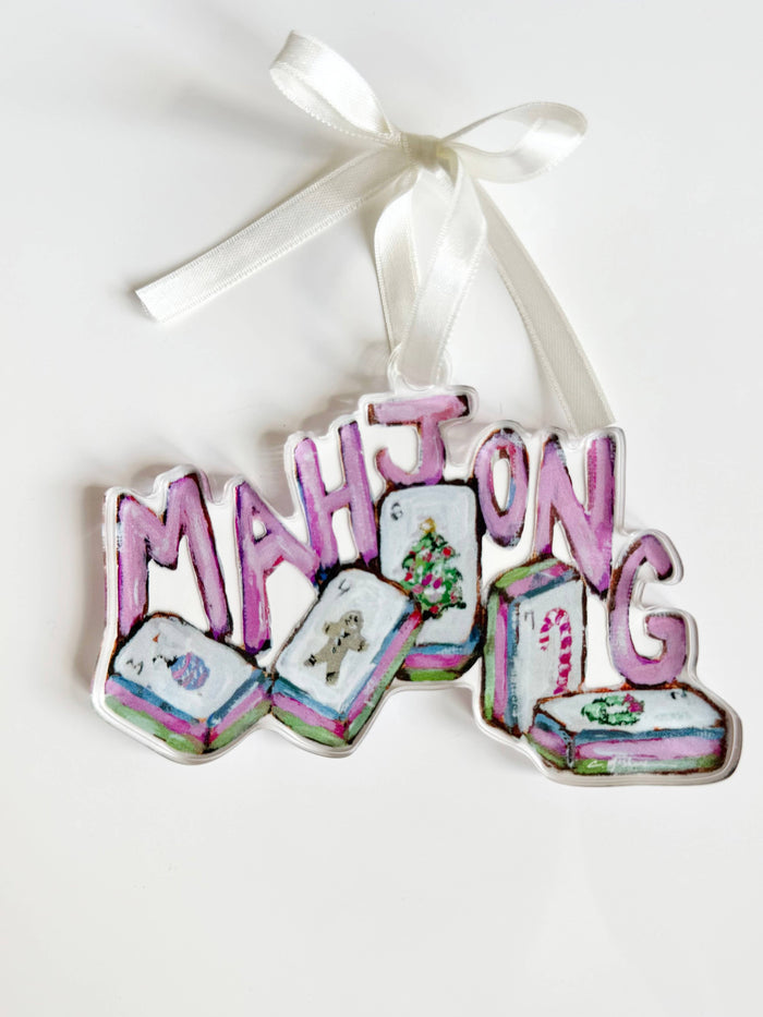 Chelsea McShane Art - "Mahjong Christmas" ornament