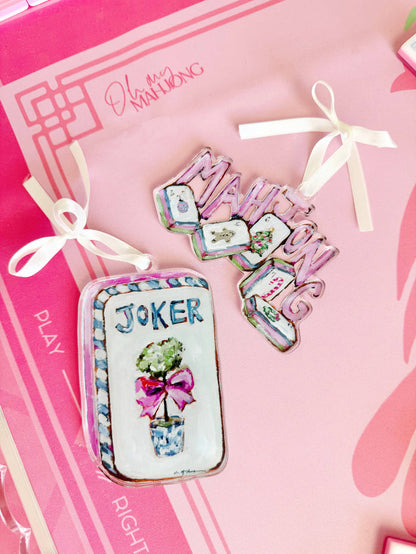 Chelsea McShane Art - "Mahjong Christmas" ornament