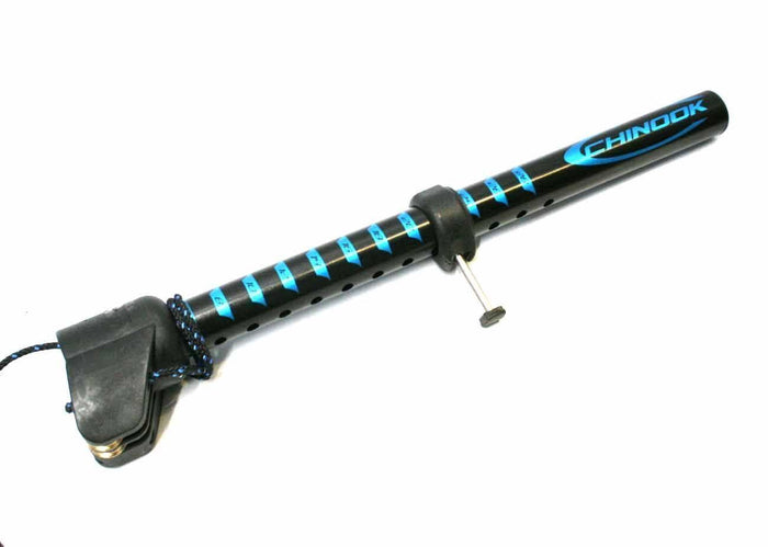 Chinook Windsurfing RDM 28cm mast extension with adjustment holes and blue markings