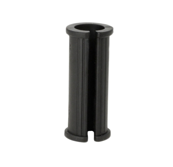 Black plastic paddleboard fin adapter for watersports gear