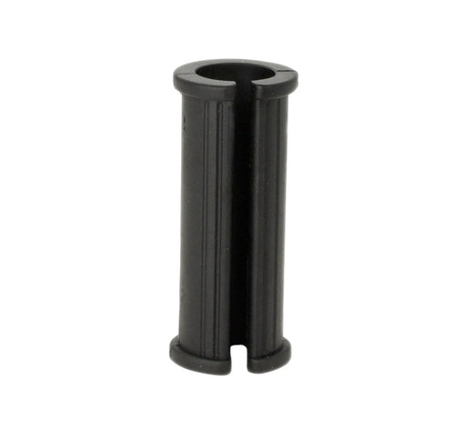 Black plastic paddleboard fin adapter for watersports gear