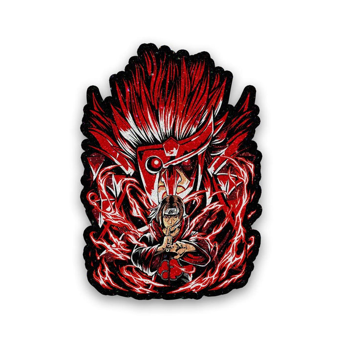 Clan killer Anime Glitter Sticker - Glitter Stickers | STICK IT UP