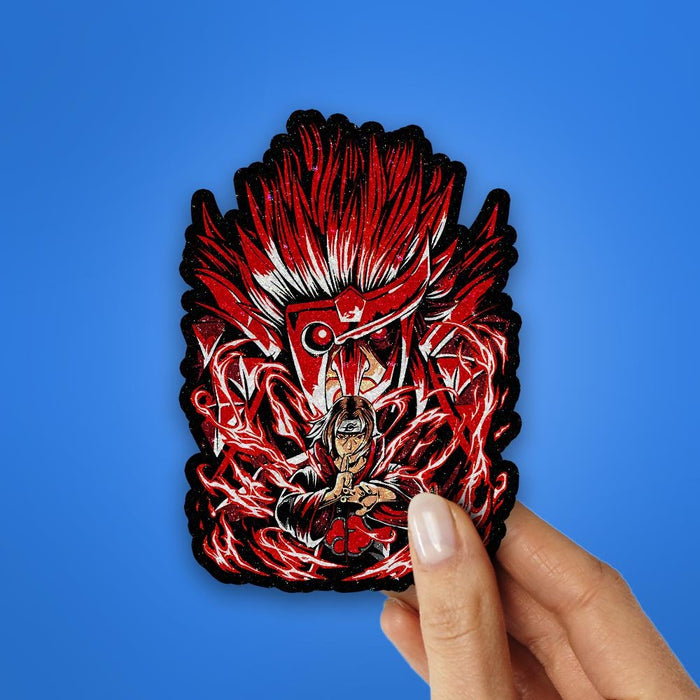 Clan killer Anime Glitter Sticker - Glitter Stickers | STICK IT UP