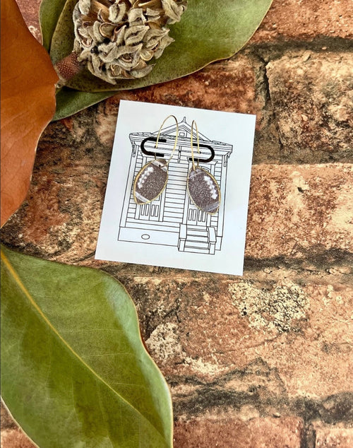 Classic Football Earrings
