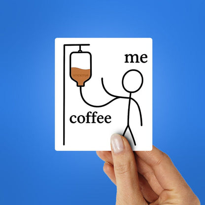 Coffee Me Sticker - Stickers | STICK IT UP