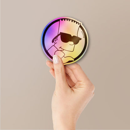 Cool Dude Holographic Stickers - Holographic stickers | STICK IT UP
