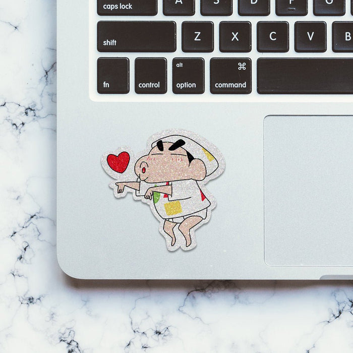 Crayon-Shin Glitter Sticker - Glitter Stickers | STICK IT UP