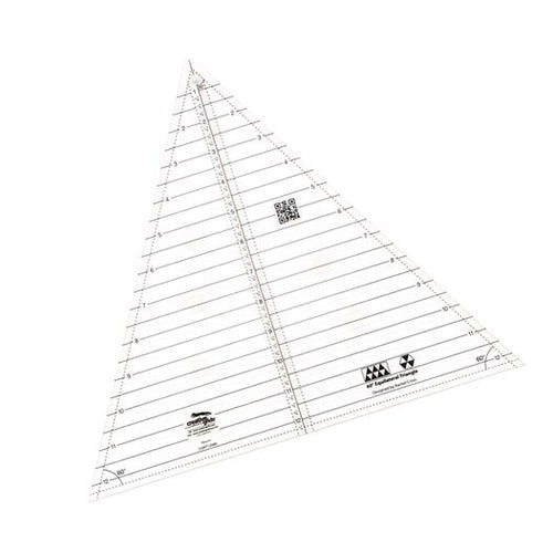 Creative Grids 12" Finished Size 60 Degree Triangle Ruler CGRT12560