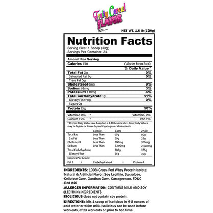 CTD IsoLicious Isolate Protein Powder 1.6lbs