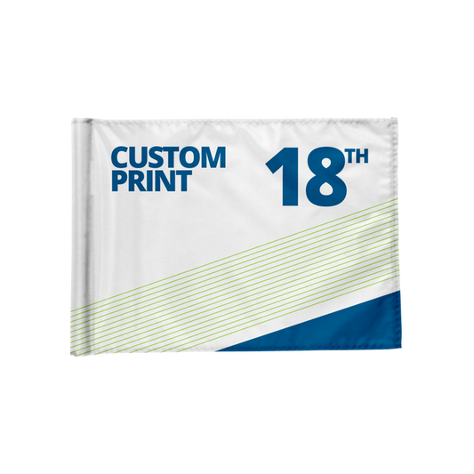 CUSTOM GOLF FLAG FOR SALE - printed golf flags for sale - make your own golf flag