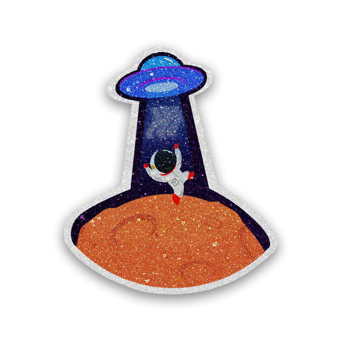 Cute Astronaut Glitter Sticker - Glitter Stickers | STICK IT UP