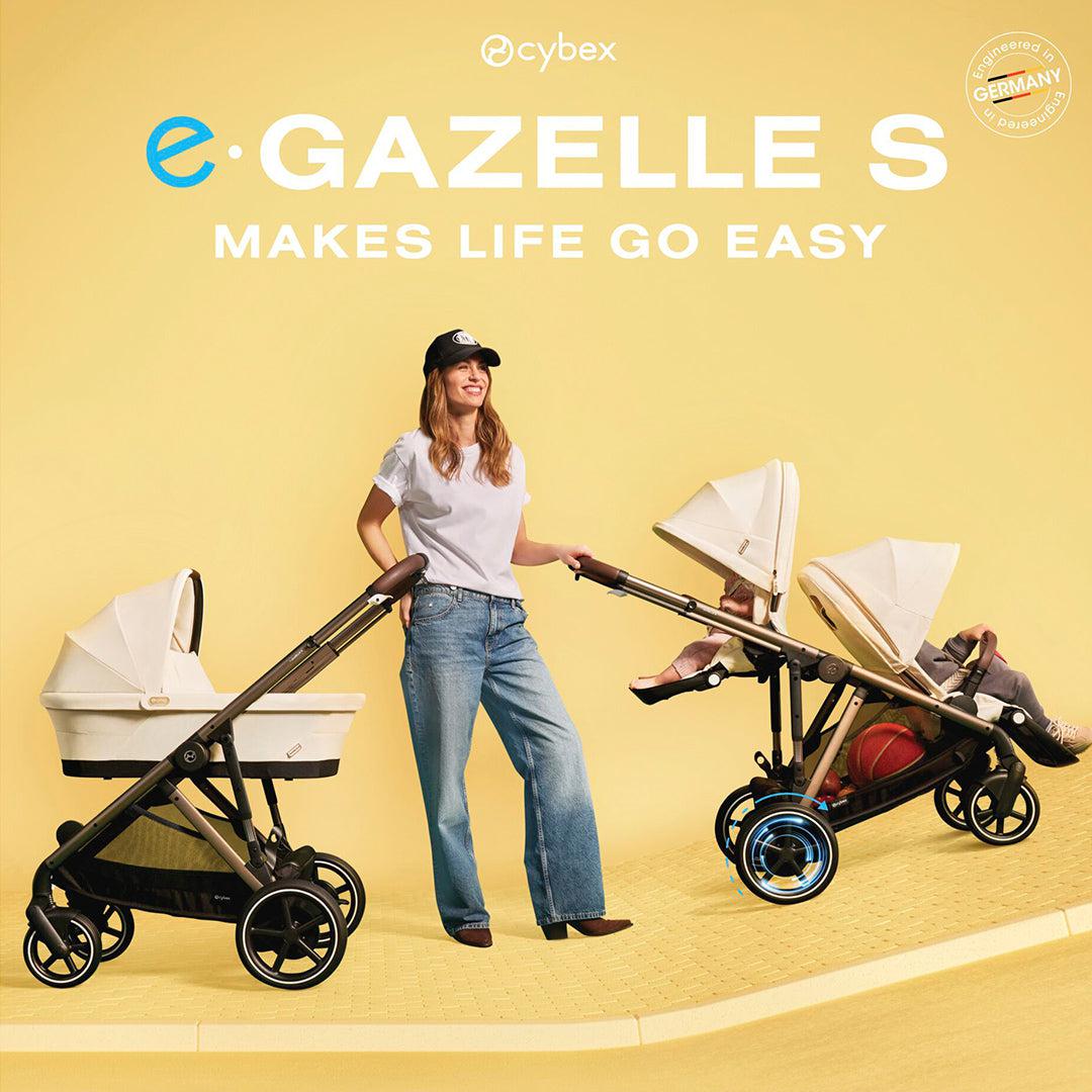 CYBEX e-Gazelle S Pushchair - Stone Grey