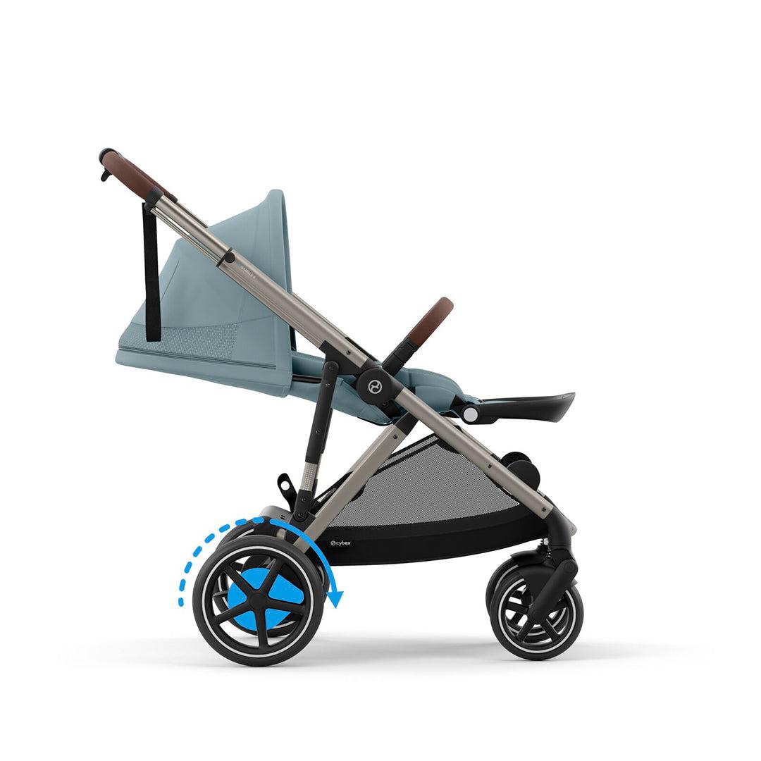 CYBEX e-Gazelle S Pushchair - Stormy Blue