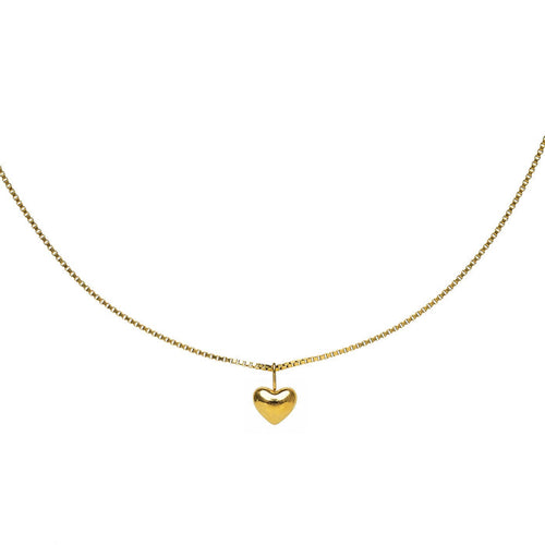 Dainty Gold Heart Necklace