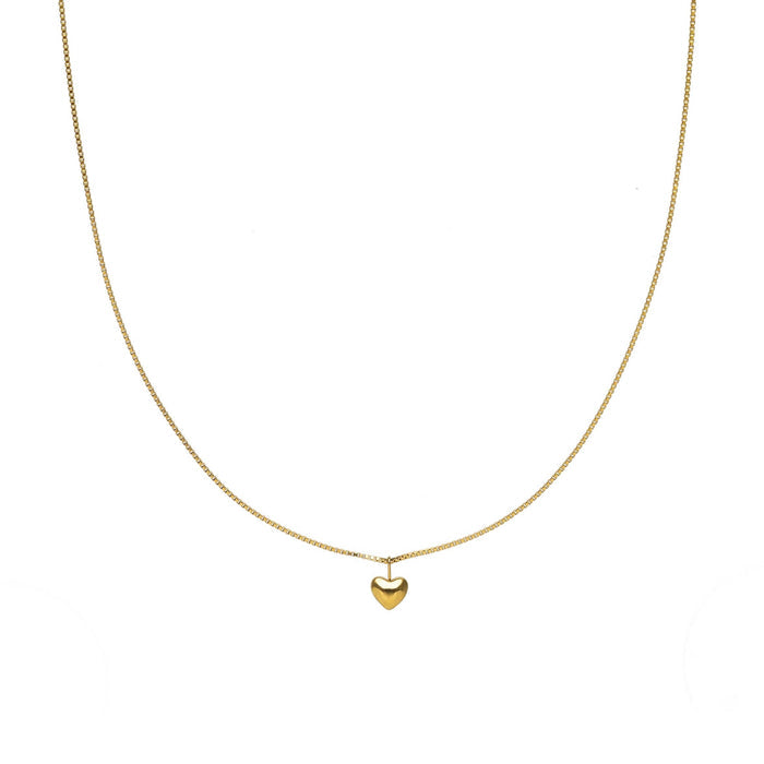 Dainty Gold Heart Necklace