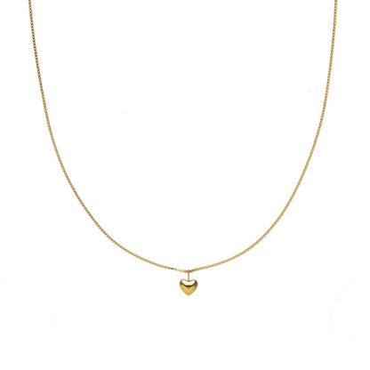 Dainty Gold Heart Necklace