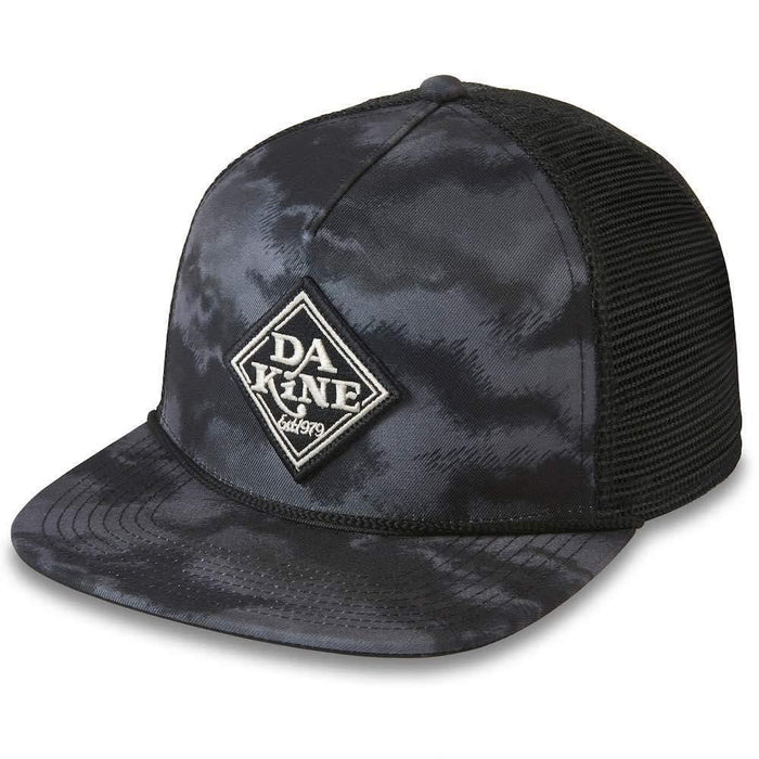 Dakine Classic Diamond Trucker Cap in dark Ashcroft camo with mesh back and logo patch