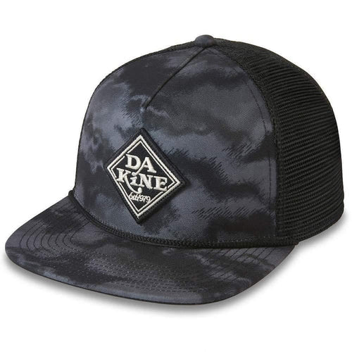 Dakine Classic Diamond Trucker Cap in dark Ashcroft camo with mesh back and logo patch