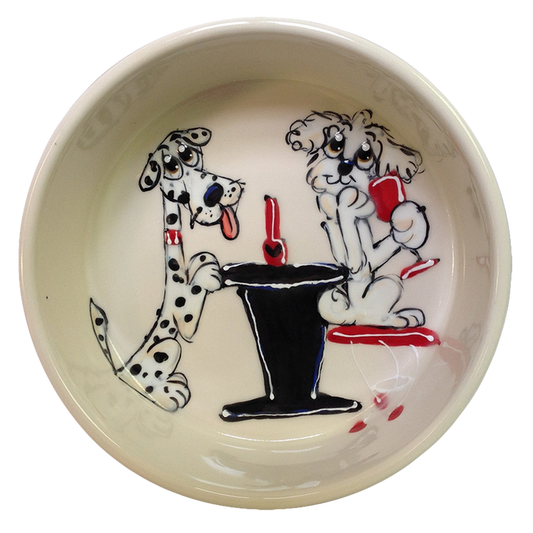 Dalmation Dog Bowl