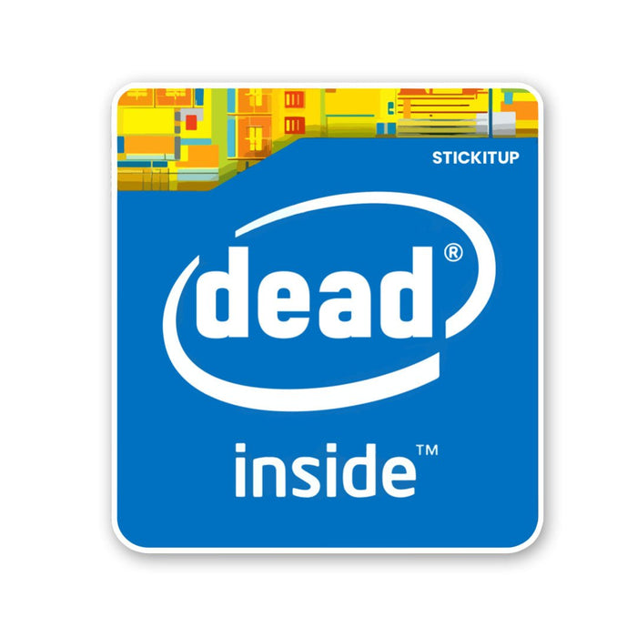 Dead Inside 1.0 Sticker - Stickers | STICK IT UP