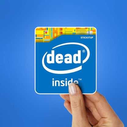 Dead Inside 1.0 Sticker - Stickers | STICK IT UP