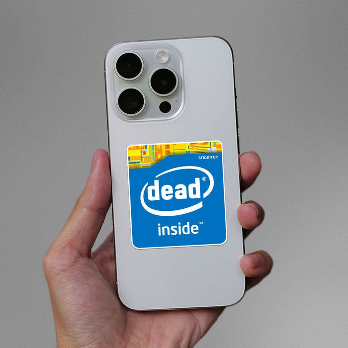 Dead Inside 1.0 Sticker - Stickers | STICK IT UP