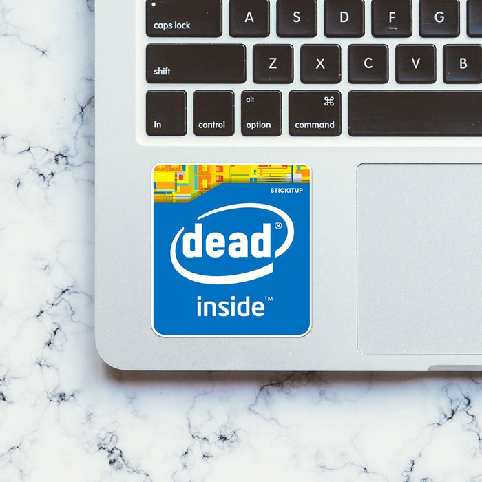 Dead Inside 1.0 Sticker - Stickers | STICK IT UP