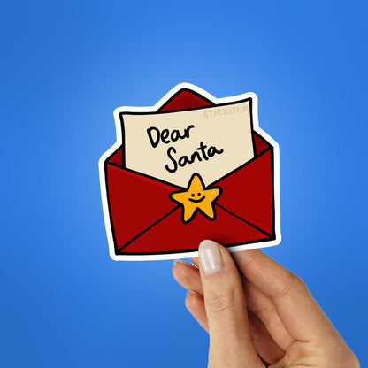Dear Santa Sticker - Stickers | STICK IT UP
