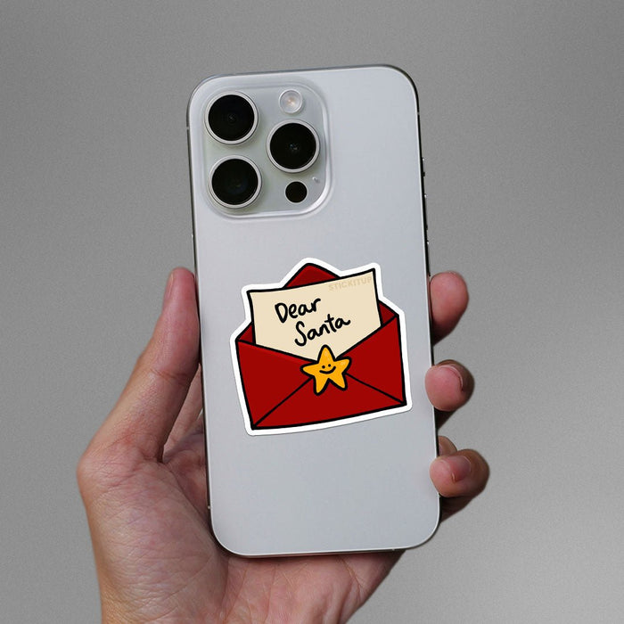 Dear Santa Sticker - Stickers | STICK IT UP