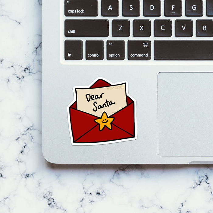 Dear Santa Sticker - Stickers | STICK IT UP