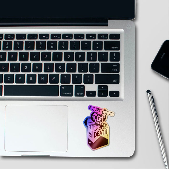 Death Smoke Sticker Holographic Stickers - Holographic stickers | STICK IT UP