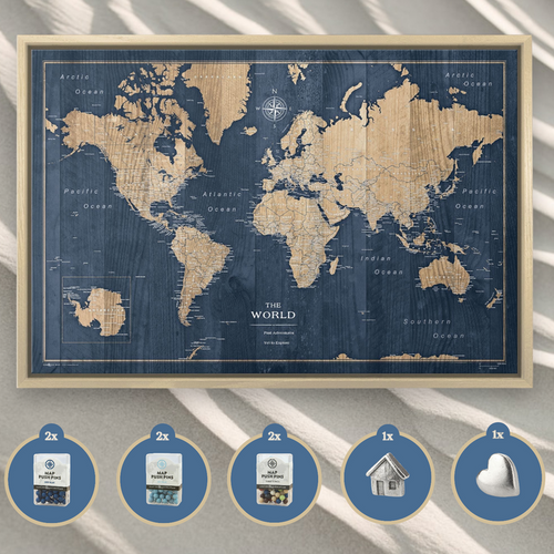 Deep-Sea Drift World Map Bundle