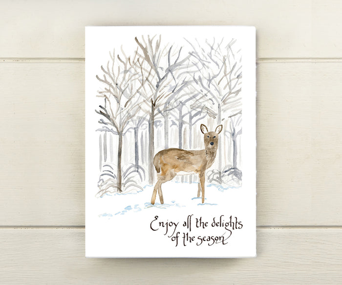 Deer Holiday Card